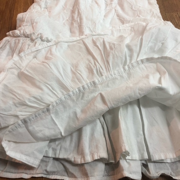 🎉3 For 15$🎉 Baby Girl White Sleeveless Dress Bow And Flowers Size 24 Months - Picture 5 of 5